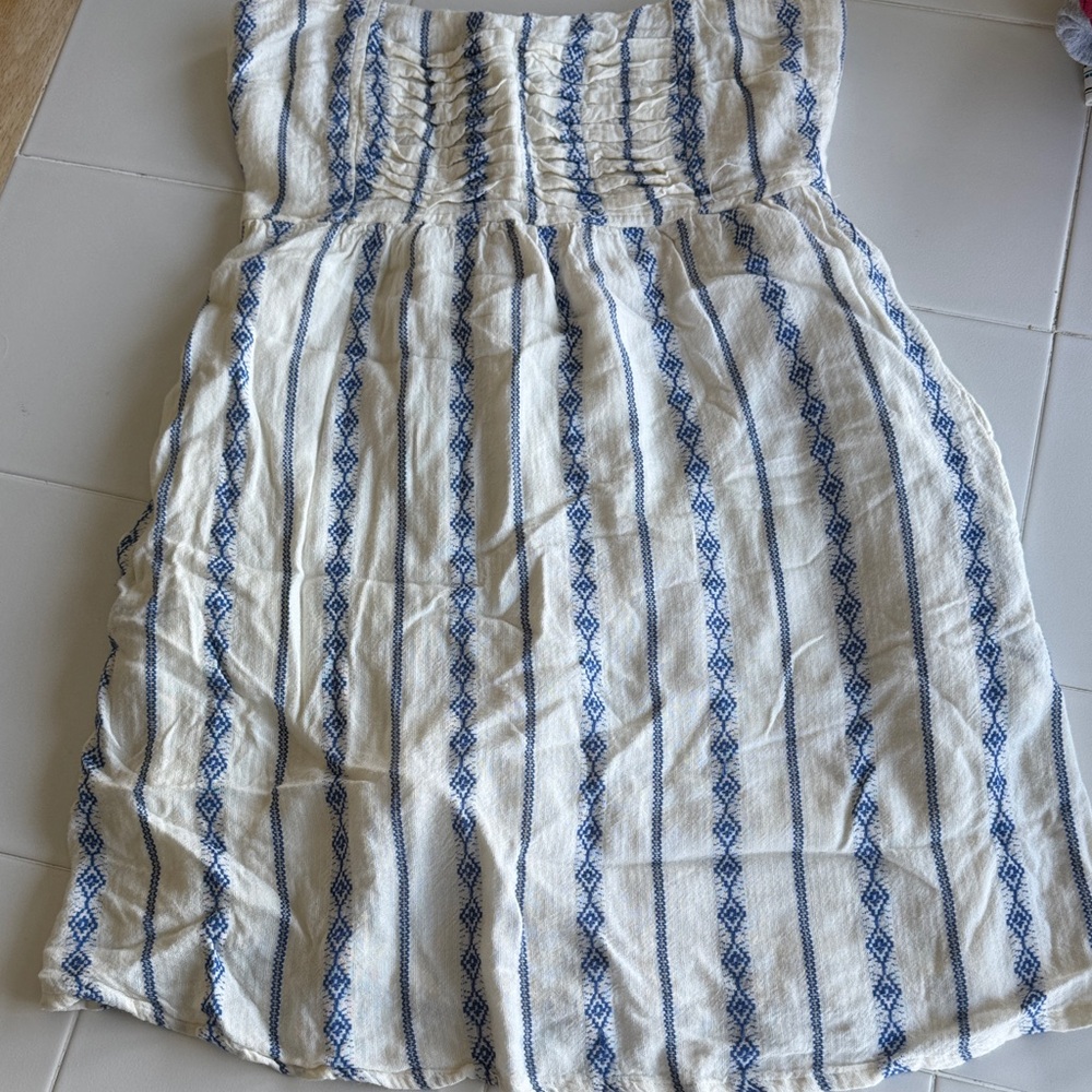 O'Neill Kids Dress with Blue and Cream Stripes